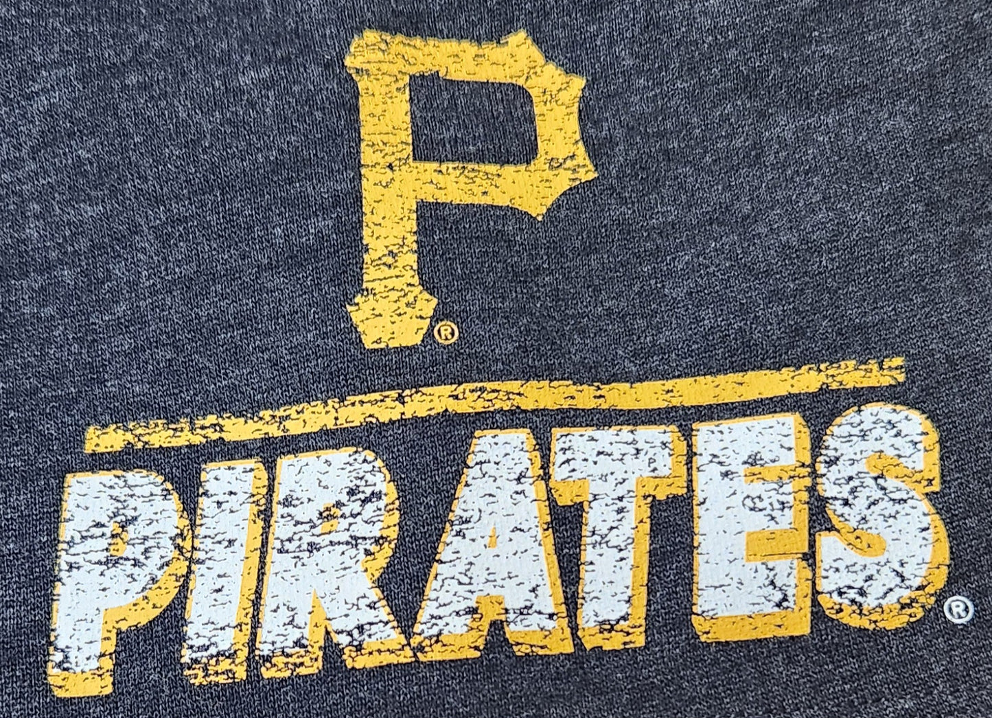 Campus Lifestyle MLB Pittsburgh Pirates Distressed Logo Sweat Shorts