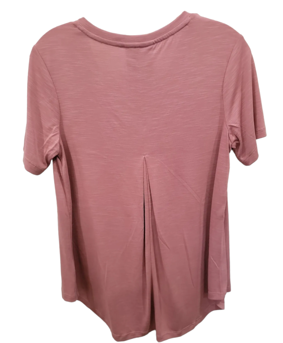 Mod Ref Women Essential Short Sleeve V-Neck Shirt with Back Pleat