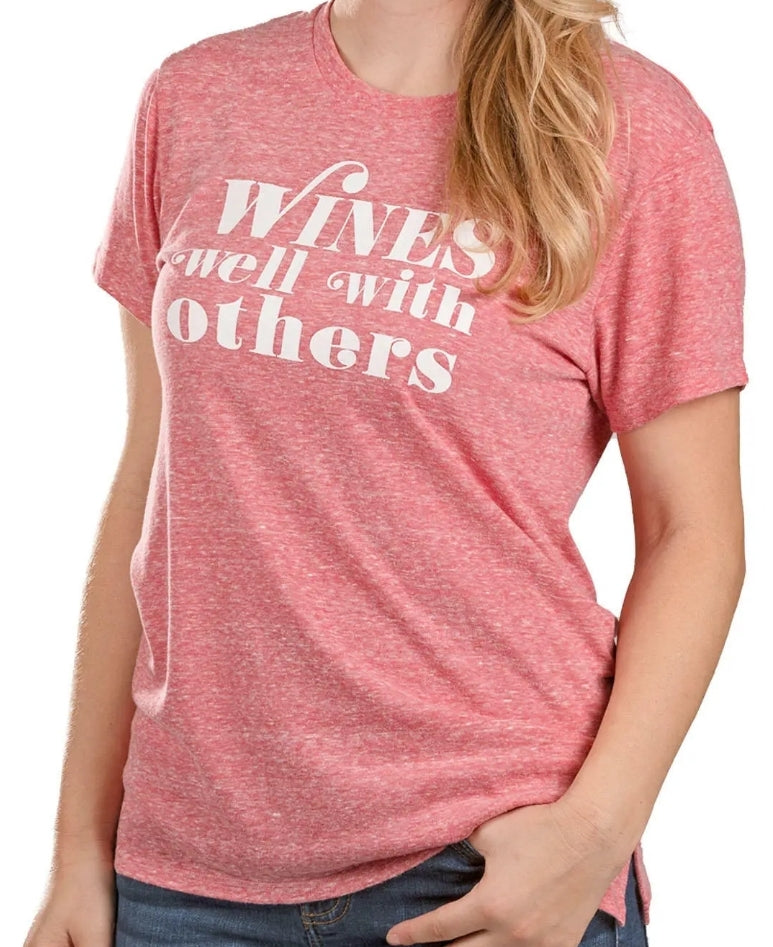 Modern Canvas Women's Wines Well With Others Size Small