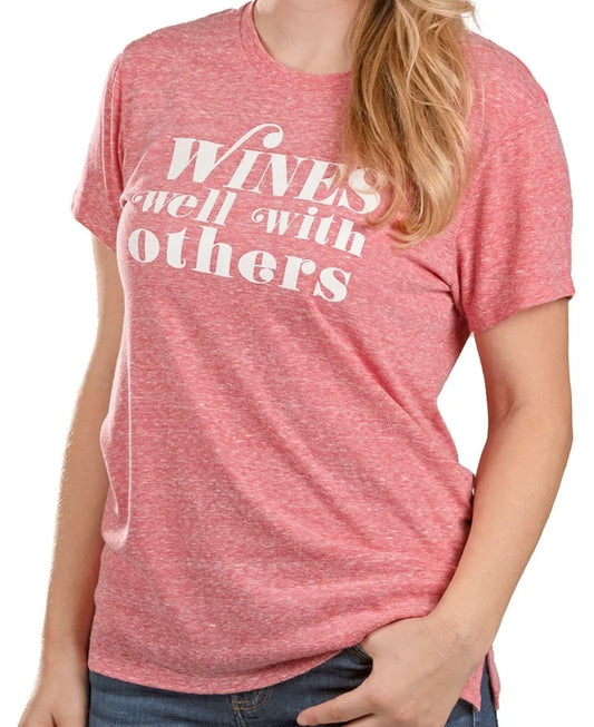 Modern Canvas Women's Wines Well With Others Size Small