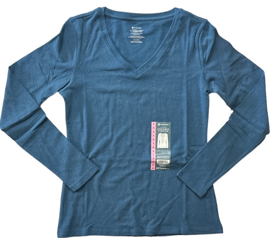 Member's Mark Women's Super Soft Long Sleeve V-Neck Essential Tee