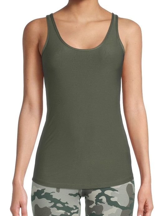 No Boundaries Juniors' Scoop Neck Tank Top