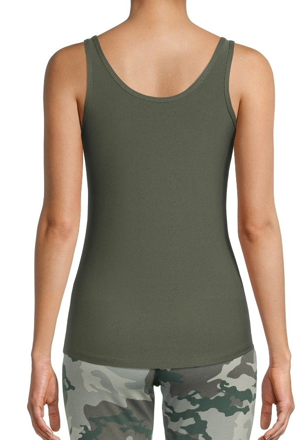 No Boundaries Juniors' Scoop Neck Tank Top
