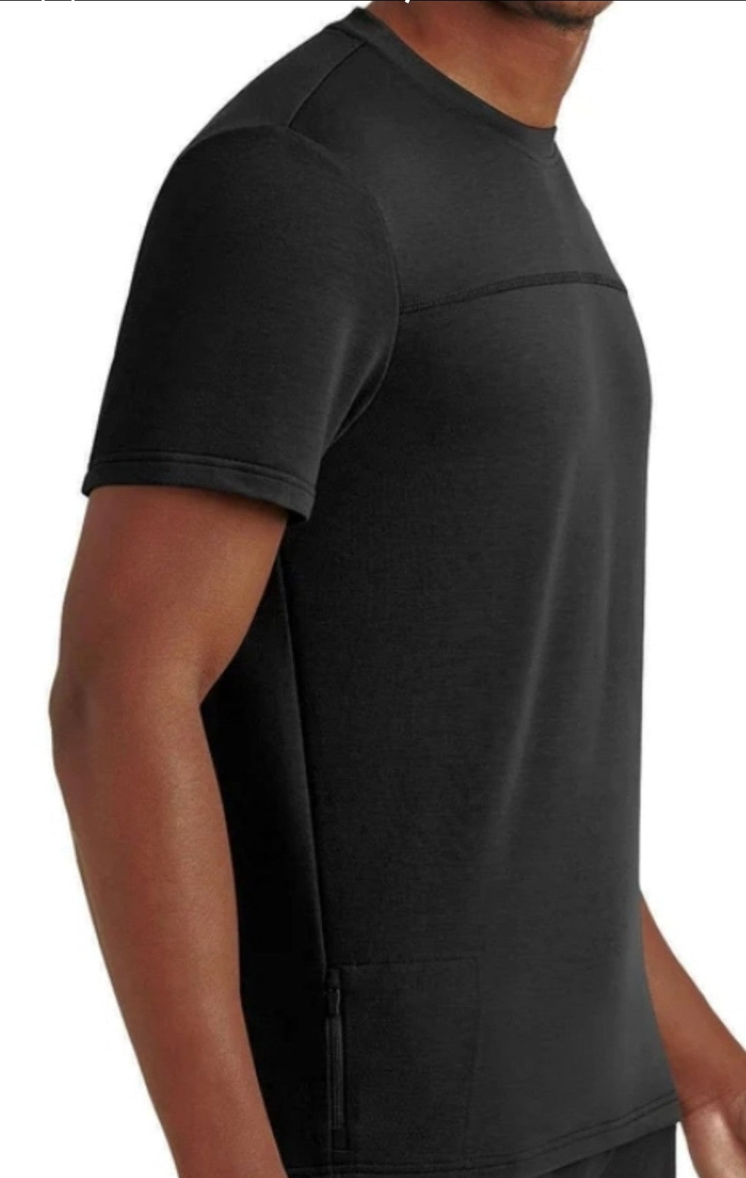Member's Mark Men's Active Luxe Tee T-shirt with Media Pocket