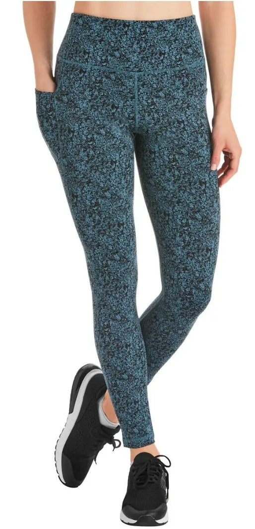 Member's Mark Women's High Rise Jacquard Textured Legging w/ Side Pockets