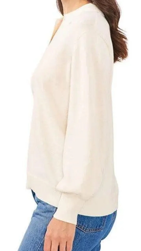 Vince Camuto Ladies Pullover Collared Lightweight Sweater