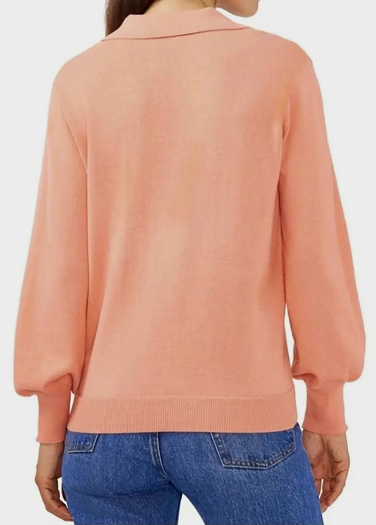 Vince Camuto Ladies Pullover Collared Lightweight Sweater