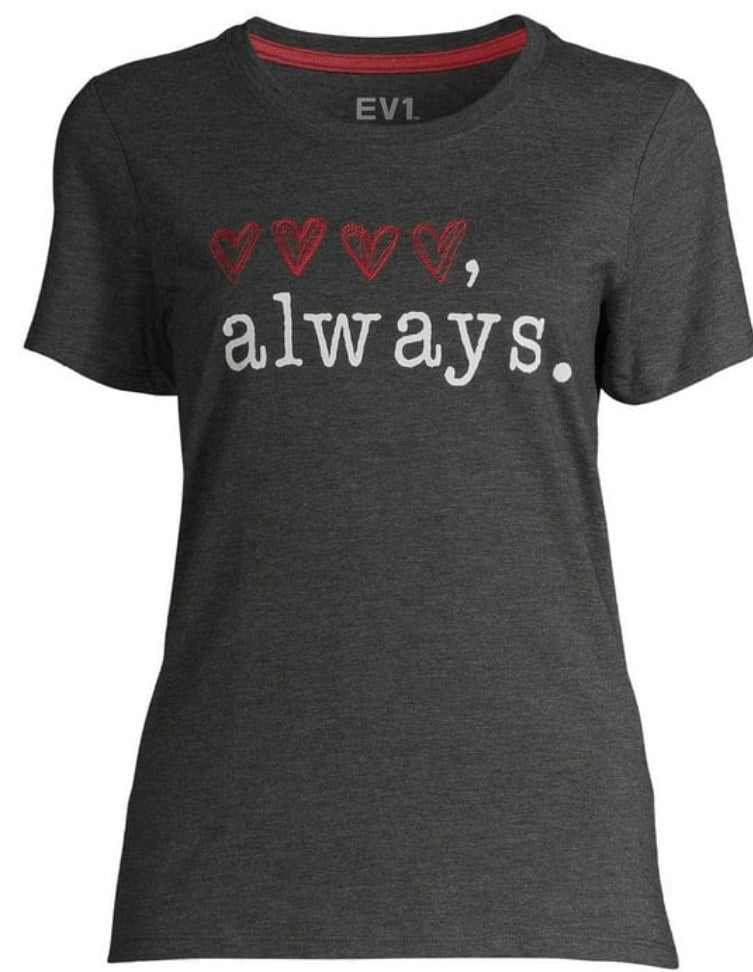 EV1 from Ellen DeGeneres Women's Love Always T-Shirt