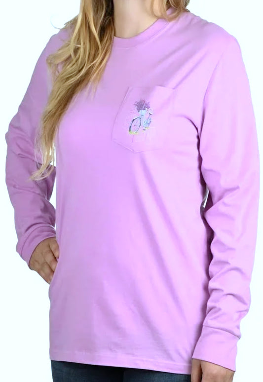 Lauren James Long Sleeve Pocket T-Shirt