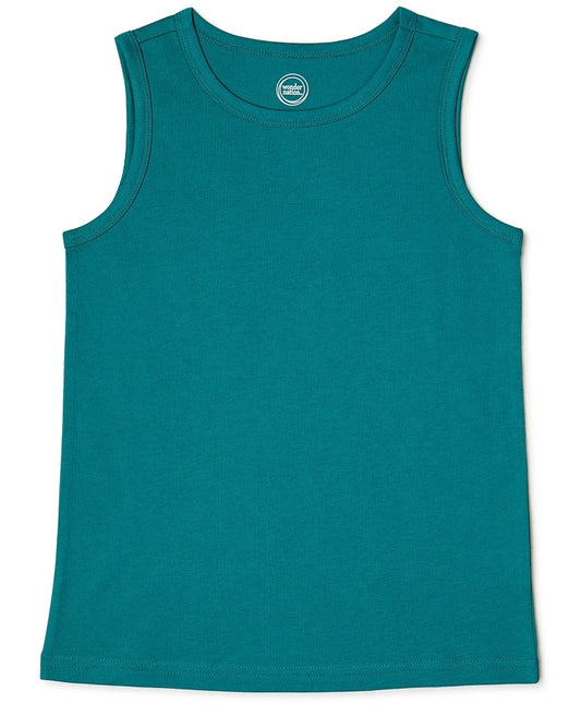 Wonder Nation Boys Kid Tough Green Tank Top