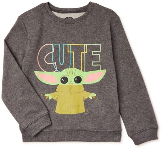 Star Wars Girls Grogu Sweatshirt, Size XL (14/16)
