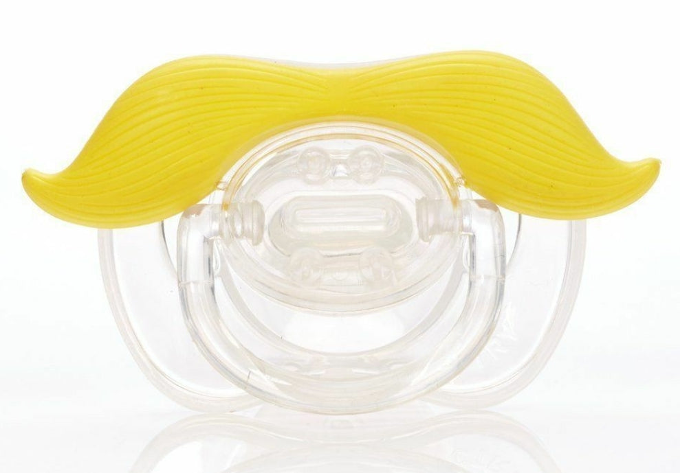 Mustachifier The Gentleman Mustache Pacifier Funny Baby Silicone Binkie