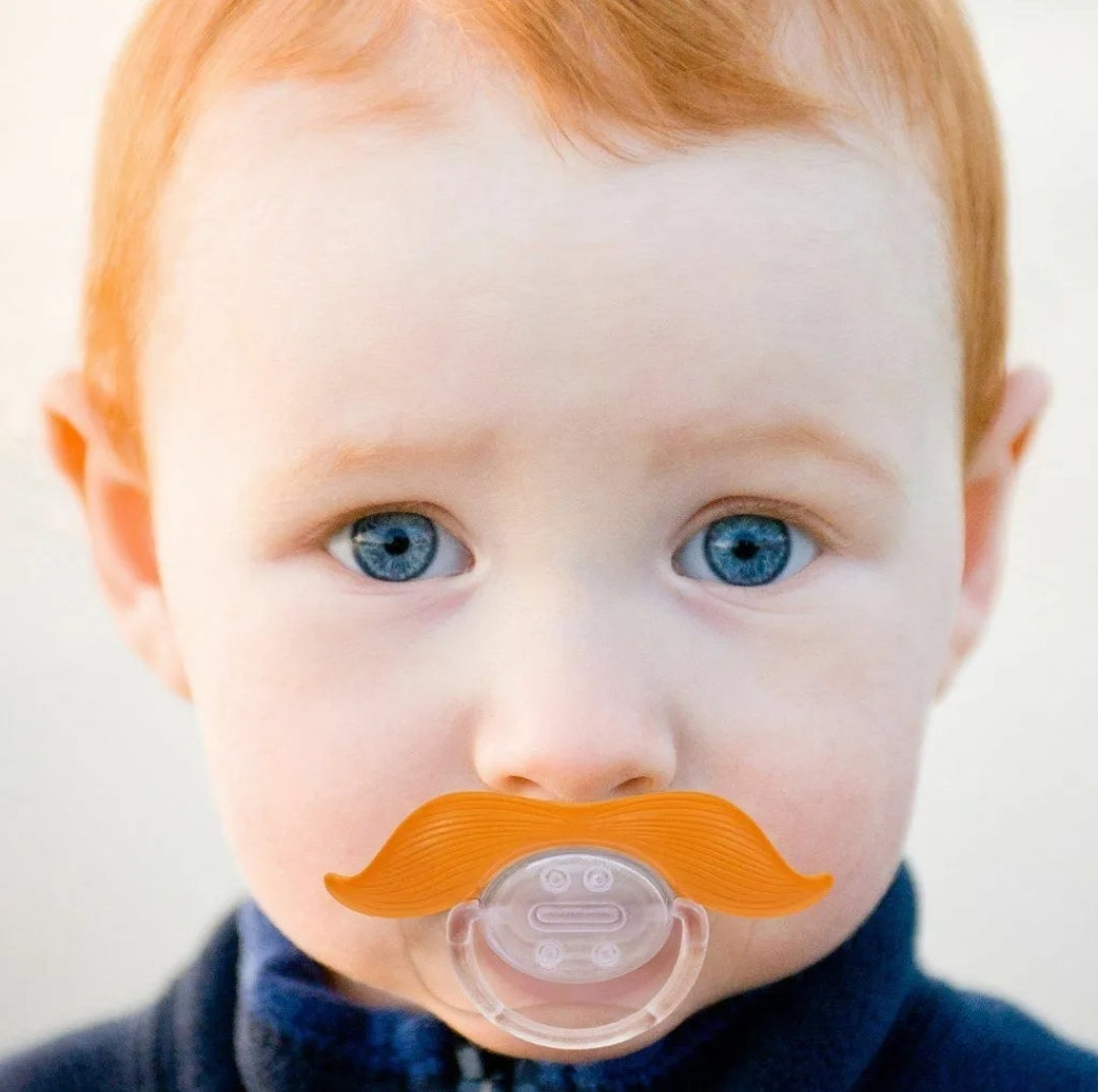 Mustachifier The Gentleman Mustache Pacifier Funny Baby Silicone Binkie